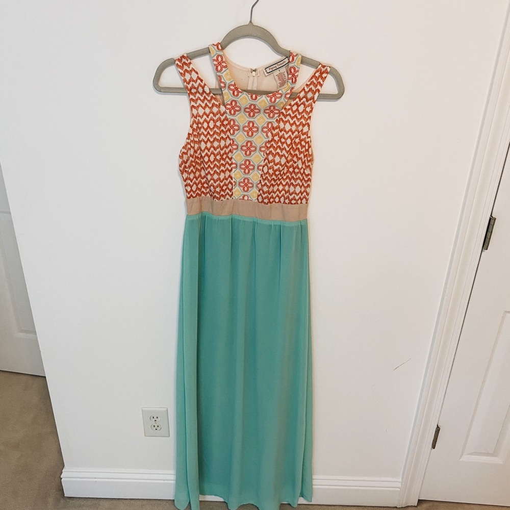 Boho Embroidered Maxi Dress